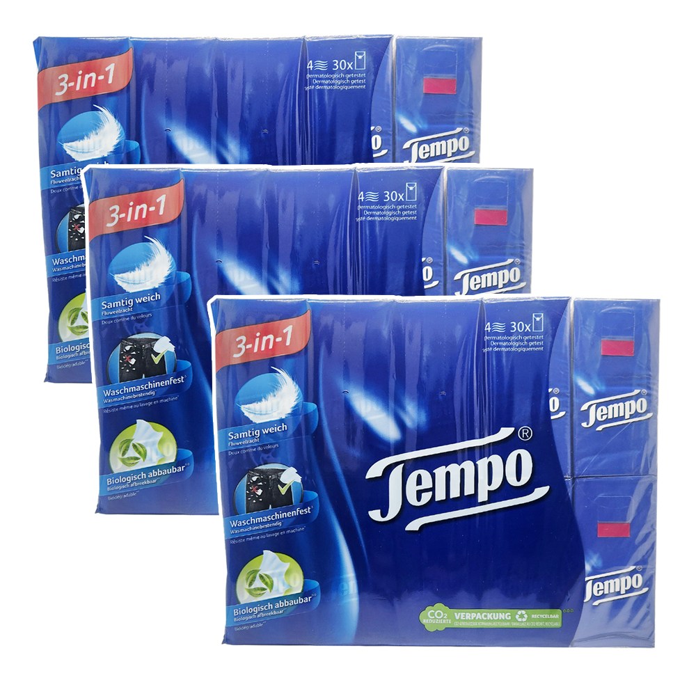 템포 독일 직수입 프리미엄 4겹 행키 미용티슈 39,200원