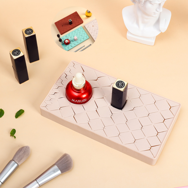 비스 실리콘 립스틱 정리함 브러쉬 홀더, 1개, 핑크 15,300원