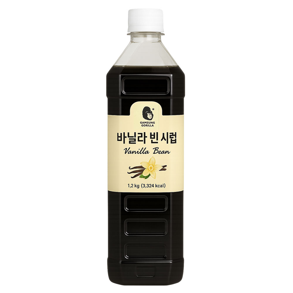 감성고릴라 프리미엄 바닐라 빈 시럽 1.2kg / 1병 (리얼 바닐라 캐비어), 1kg, 1개 11,000원