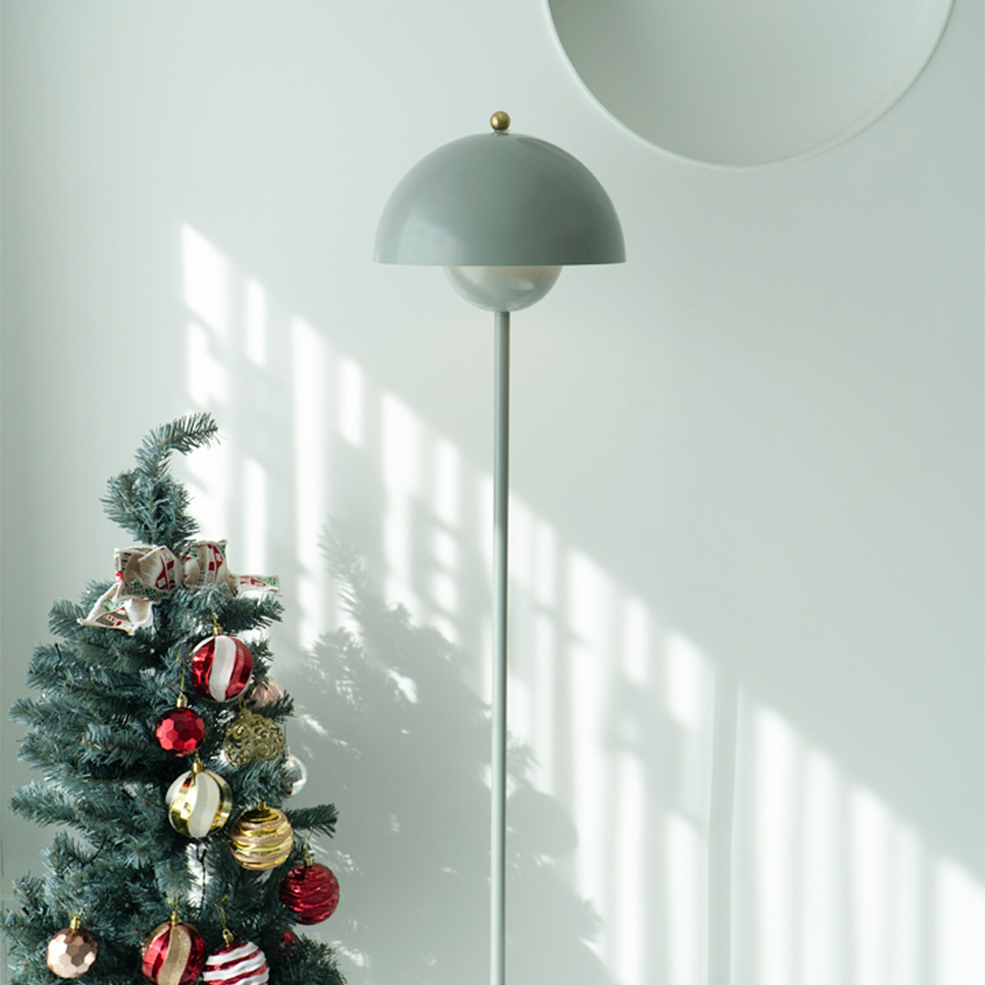 오늘의무드 Omoo 머쉬룸 플로어 장스탠드 램프 / 거실 스탠드조명 / 집들이 결혼 선물, 모던 그레이 89,000원