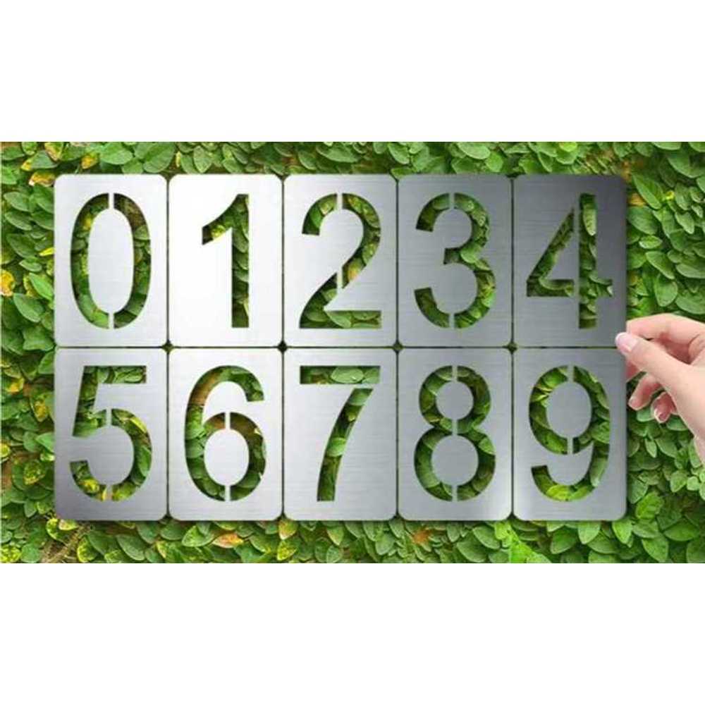 도색판 숫자 도색 레터링 도안 숫자 플레이트 글자 스텐 알파벳 도색 새기기 1. 얇은 PVC 30cm 숫자 20,710원