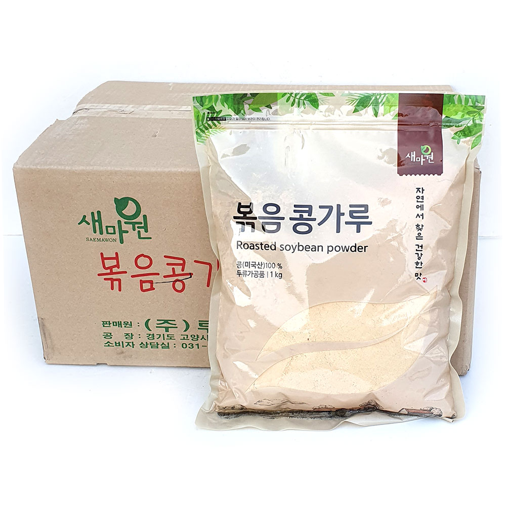 새마원 소연 볶은콩가루 업소용 볶음 인절미 팥빙수 고소한 콩가루, 10개, 1kg 42,800원