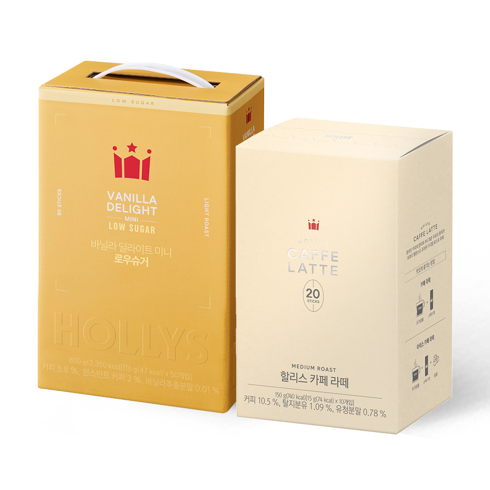 [할리스] 바닐라딜라이트 미니 로우슈거 50T+카페라떼 20T, 16g, 1, 50 35,900원