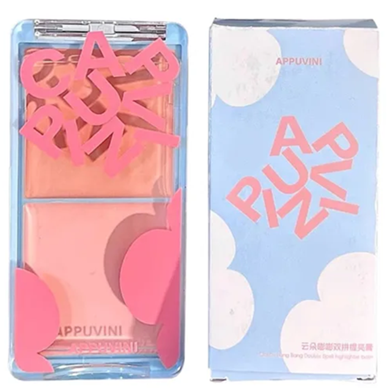 꺼진얼굴보정 하이라이트 핑크 하이라이트 커버 듀얼 하이라이트 팔레트 하이라이터 컨실러 듀얼 컬러 컨실러 리프팅 팔레트 하이라이터 하이라이트 다크서클 컨실러, 투톤, 3개 32,000원