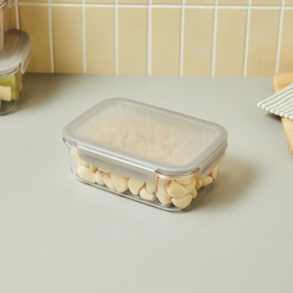 모던하우스 전자레인지 가능한 투명한 밀폐용기 그레이, 1개, 900ml 5,900원