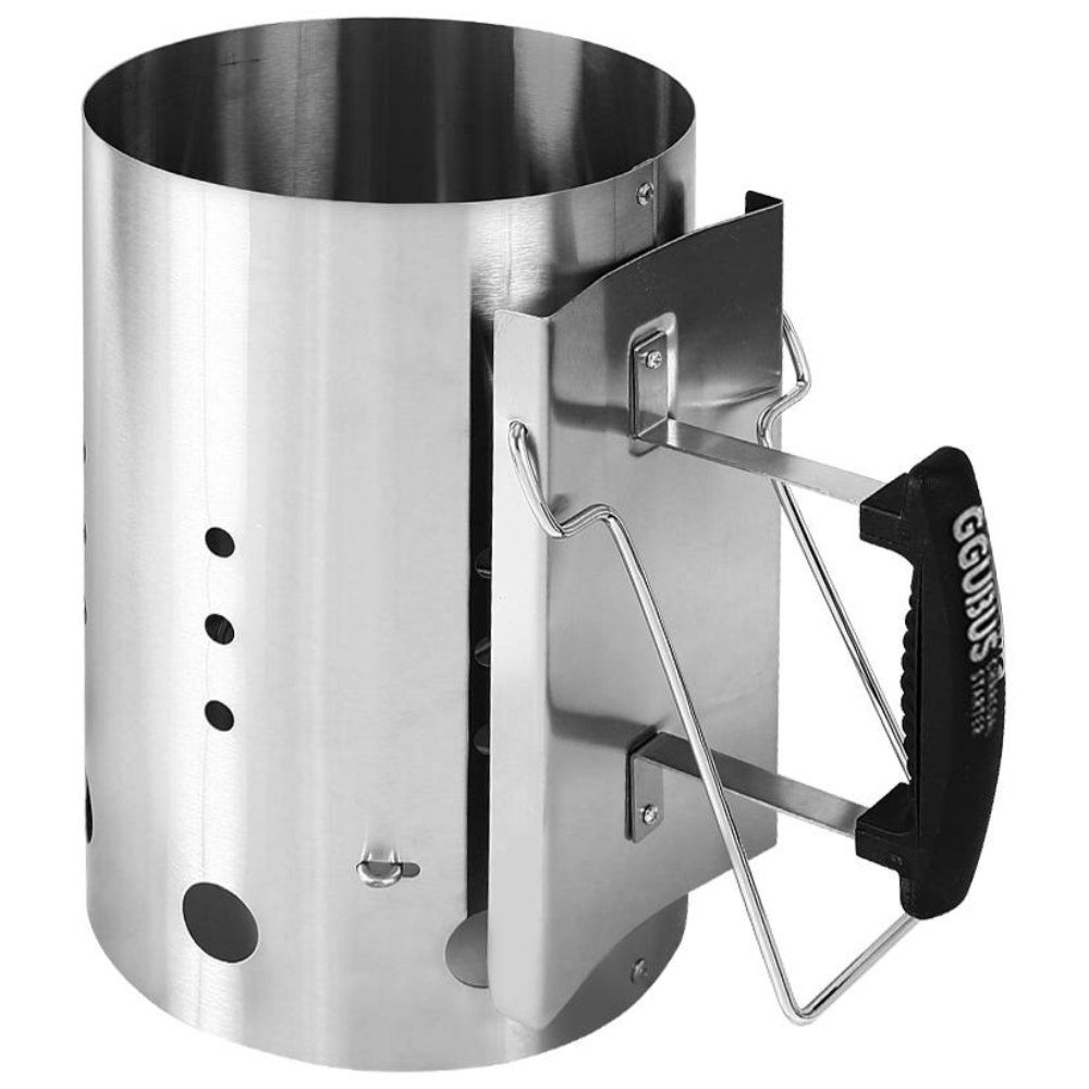 캠핑몽 차콜스타터 BIG 원형 스테인리스 숯불 점화기 침니스타터 착화기 착화통 휴대용 간편, 1개 28,900원