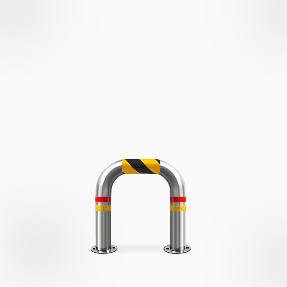 서진 [매립식 앙카식] 전기차 충전소 한전형 스텐 U자 볼라드 101파이 76파이 사선반사, 1개, 실버 95,900원