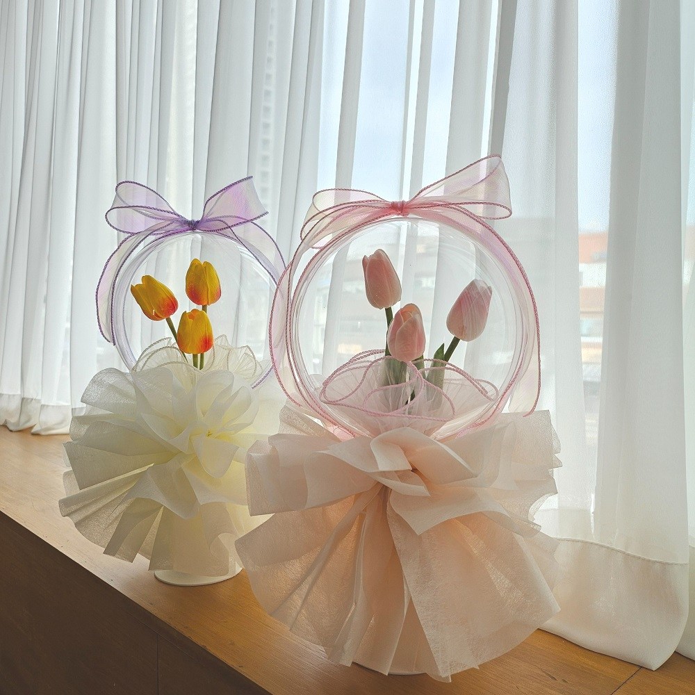 튤립꽃다발 자스민꽃다발 졸업식 재롱잔치 학예회꽃다발 34,000원