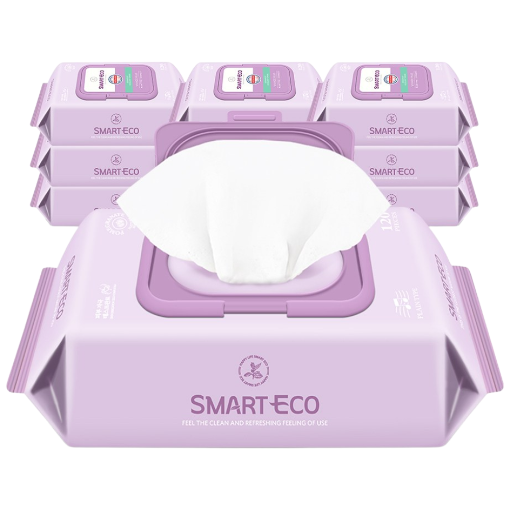 스마트에코 비바체플러스 120매 10팩 캡형 아기물티슈, 10개, 120매, 43g 13,900원