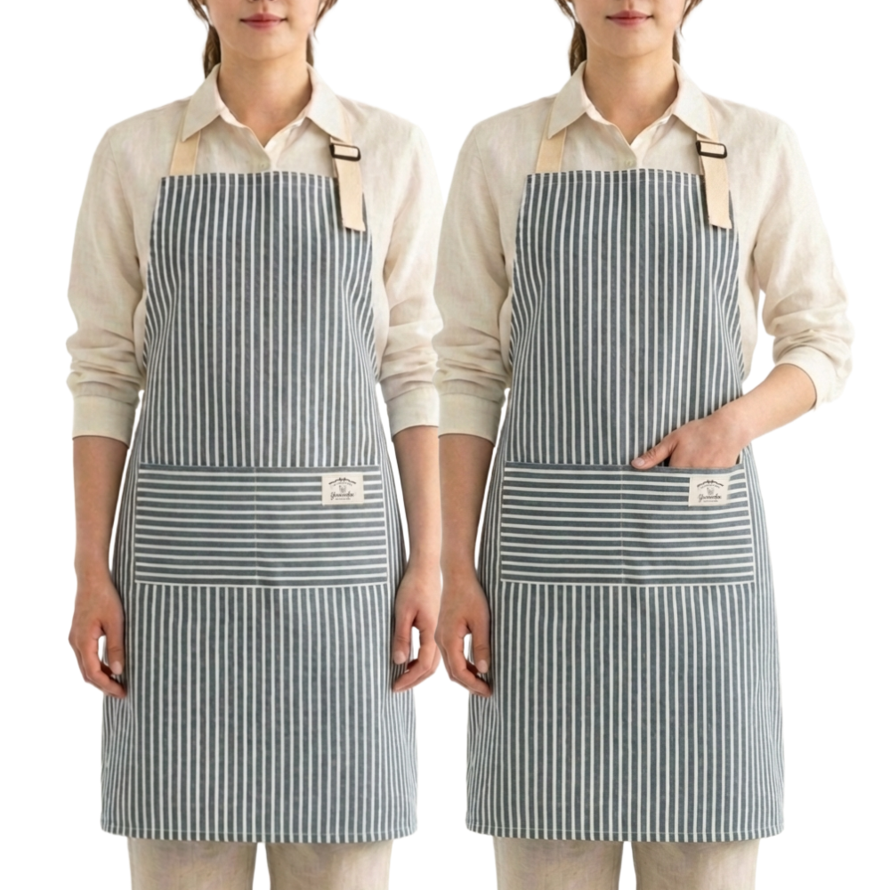 유니드언 길이조절 스트라이프 방수 앞치마 14,800원