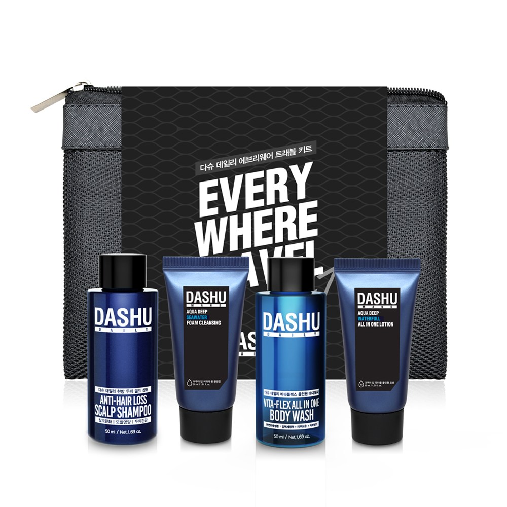 다슈 에브리웨어 클렌징 키트 6종 + 매쉬파우치 13,810원