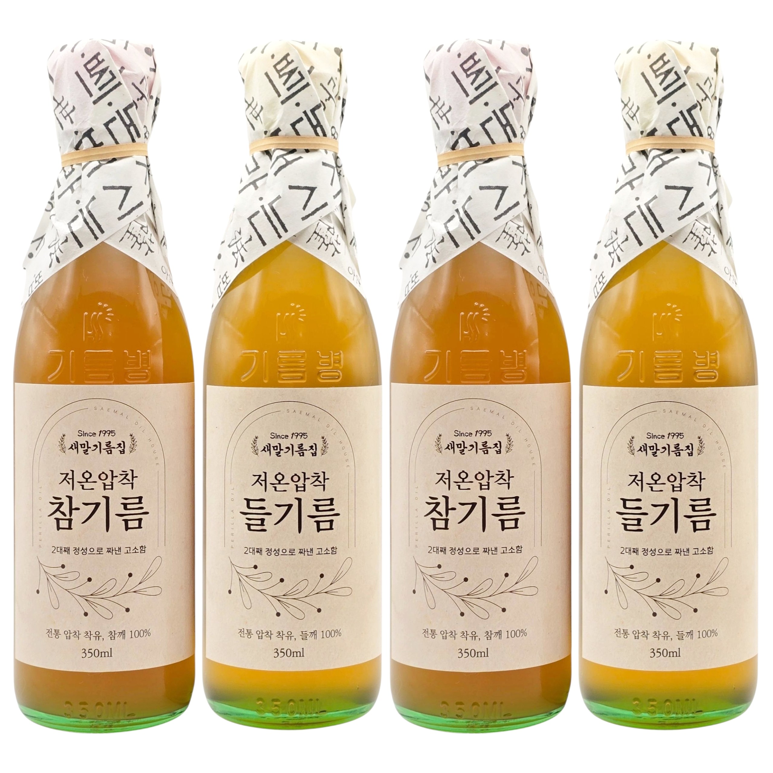 새말기름집 방앗간 저온압착 참기름+ 저온압착 들기름 350ml 전통압착, 2세트, 350ml 46,370원