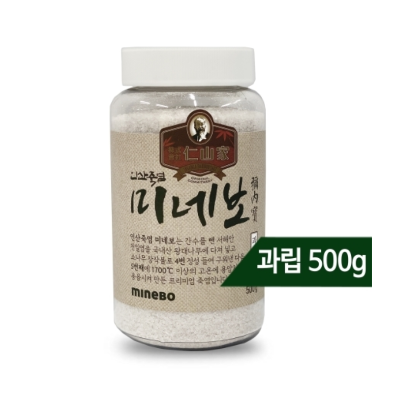 인산가 (주)인산가 정품 프리미엄 5회 죽염 신제품 미네보 과립 500g 인산죽염 + 2개 이상 구입시 홍삼초코크런치(49g) 109,000원