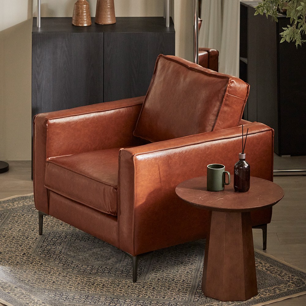 [역마진특가] 파로마 멜로디 1인용 가죽 소파 2colors 229,000원