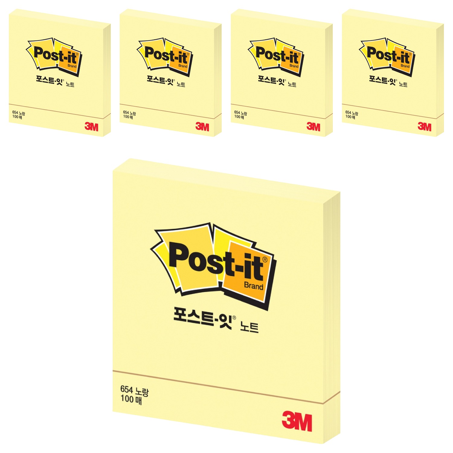 포스트잇 노트 접착메모지 654 7,000원