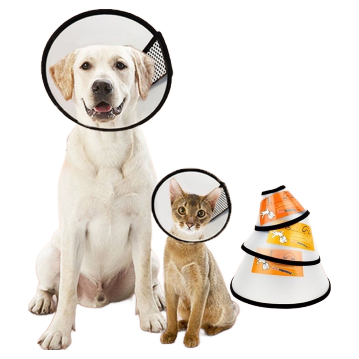 필품사 강아지 고양이 넥카라 초경량 대형견 중형견 소형, 1개 4,000원