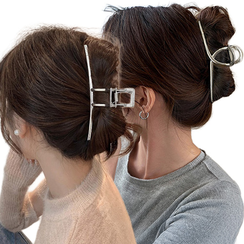 투율 [2개세트] 특별제작 광폭 꼬임 롱 라인 메탈 집게핀 TW0227 24,900원