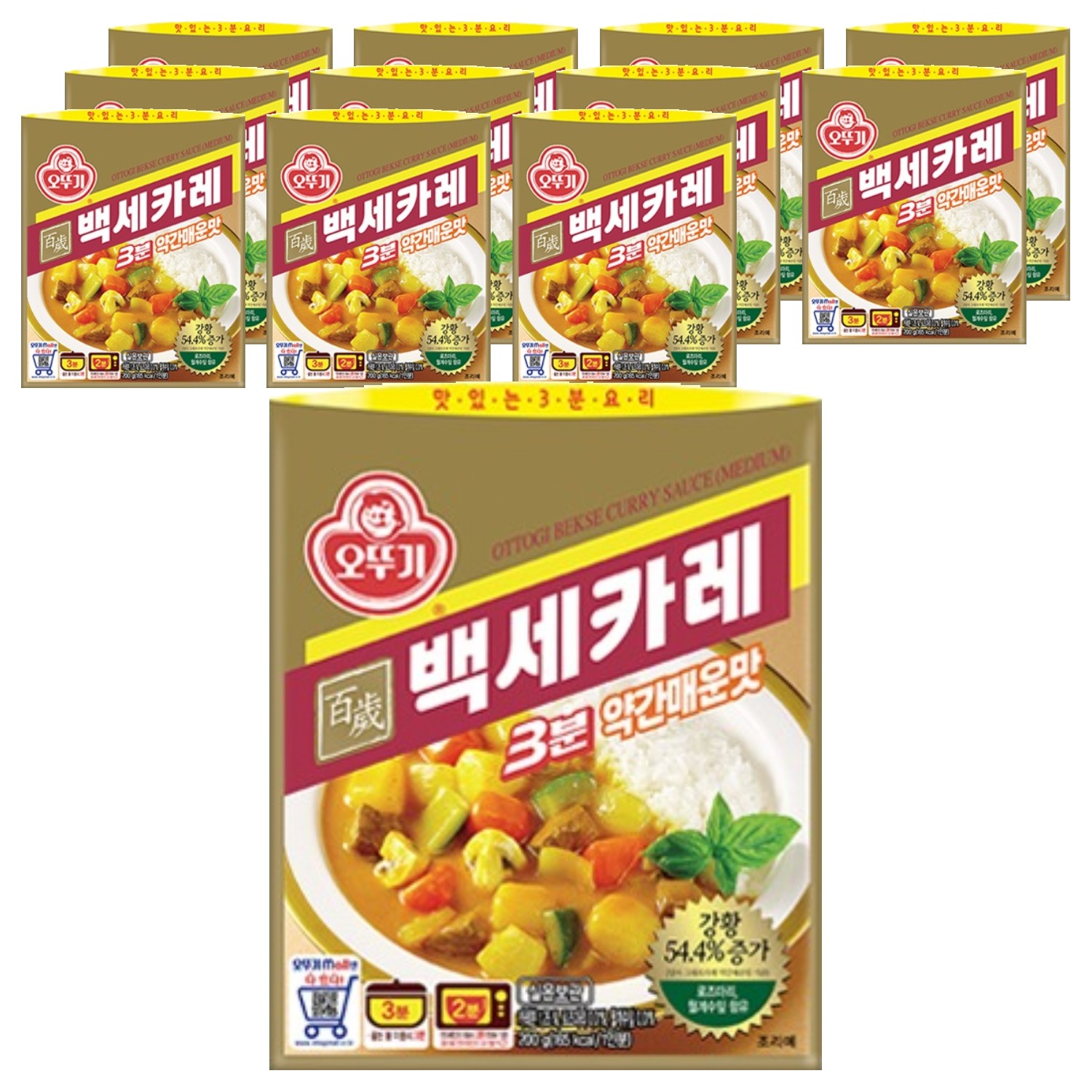 오뚜기3분 백세카레 약간매운맛 25,860원