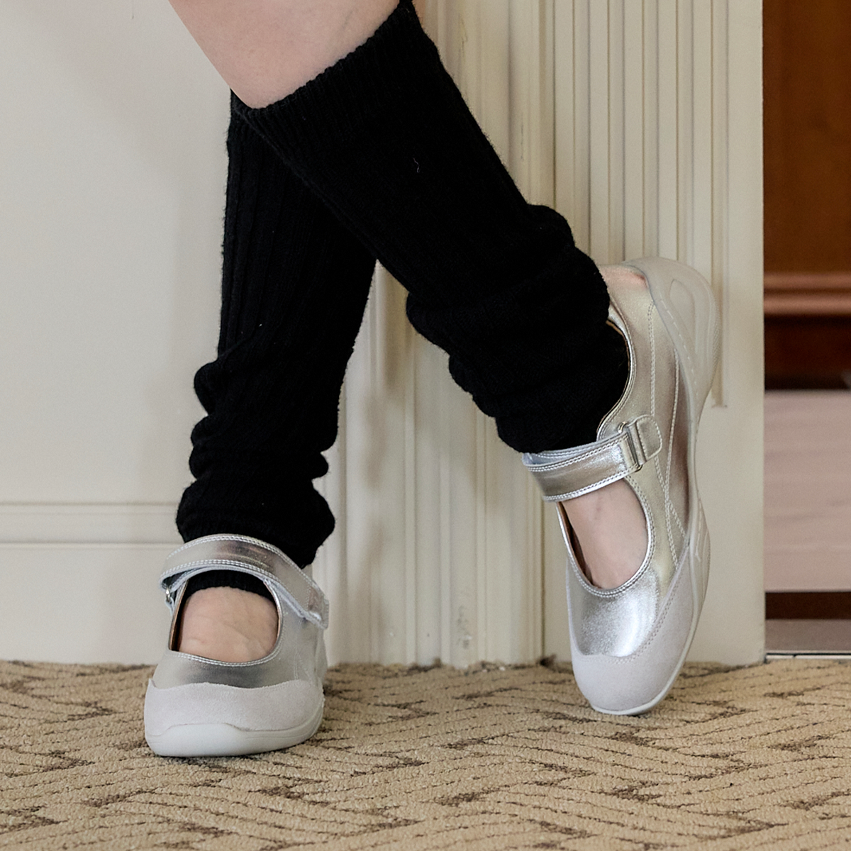 세인트새틴 프롬 메리제인 리얼소가죽 키높이 스니커즈 59,000원