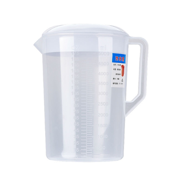 예스마켓 대용량 식당 카페 물병 계량컵, 1개, 5000ml, 반투명 12,800원