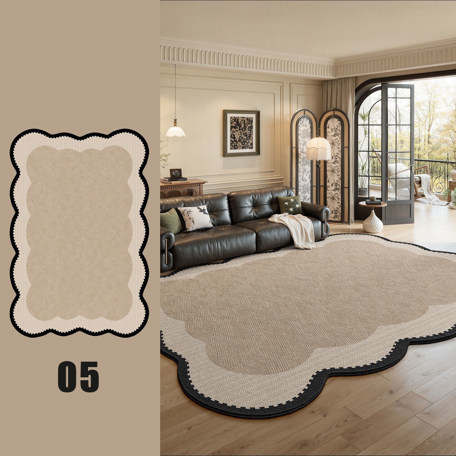 MAKABORO 단모 거실 카페트 러그 극세사 매트 생활방수 관리쉬운 카펫 미끄럼 방지 165,500원