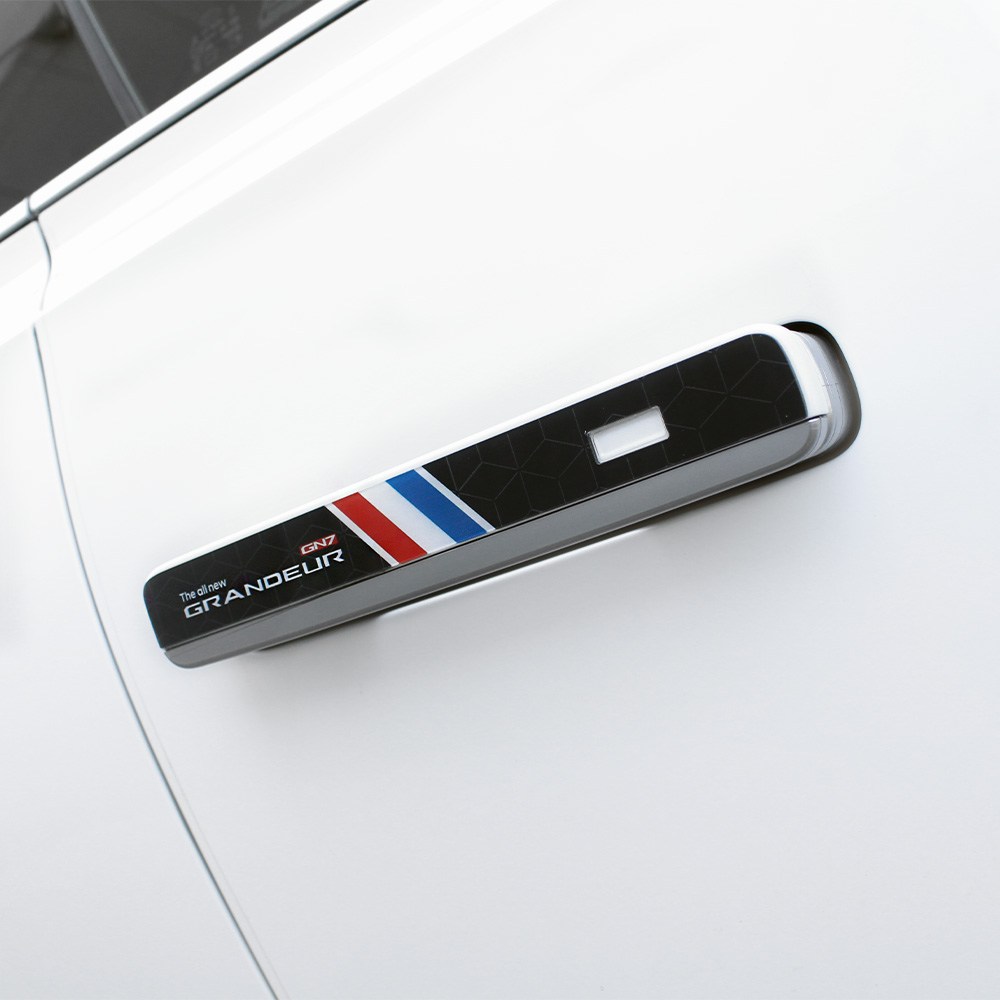 영카클럽 디올뉴그랜저 GN7 호환 3라인 도어외캐치 손잡이 아크릴 몰딩 커버, 도어캐치 32,500원
