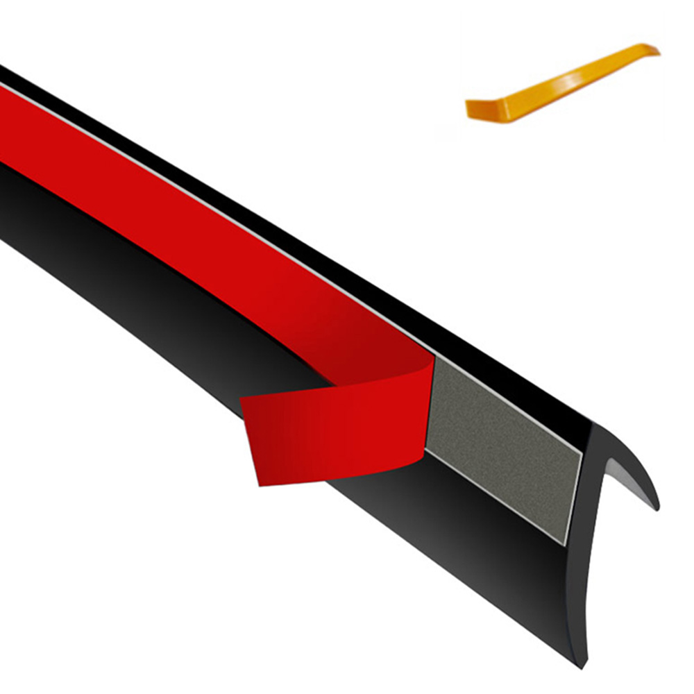 SEAMETAL 자동차 풍절음 차단 차창 씰 고무 방음재 차량 고무 몰딩 자동차 방음 V형 4미터, 1개 13,900원