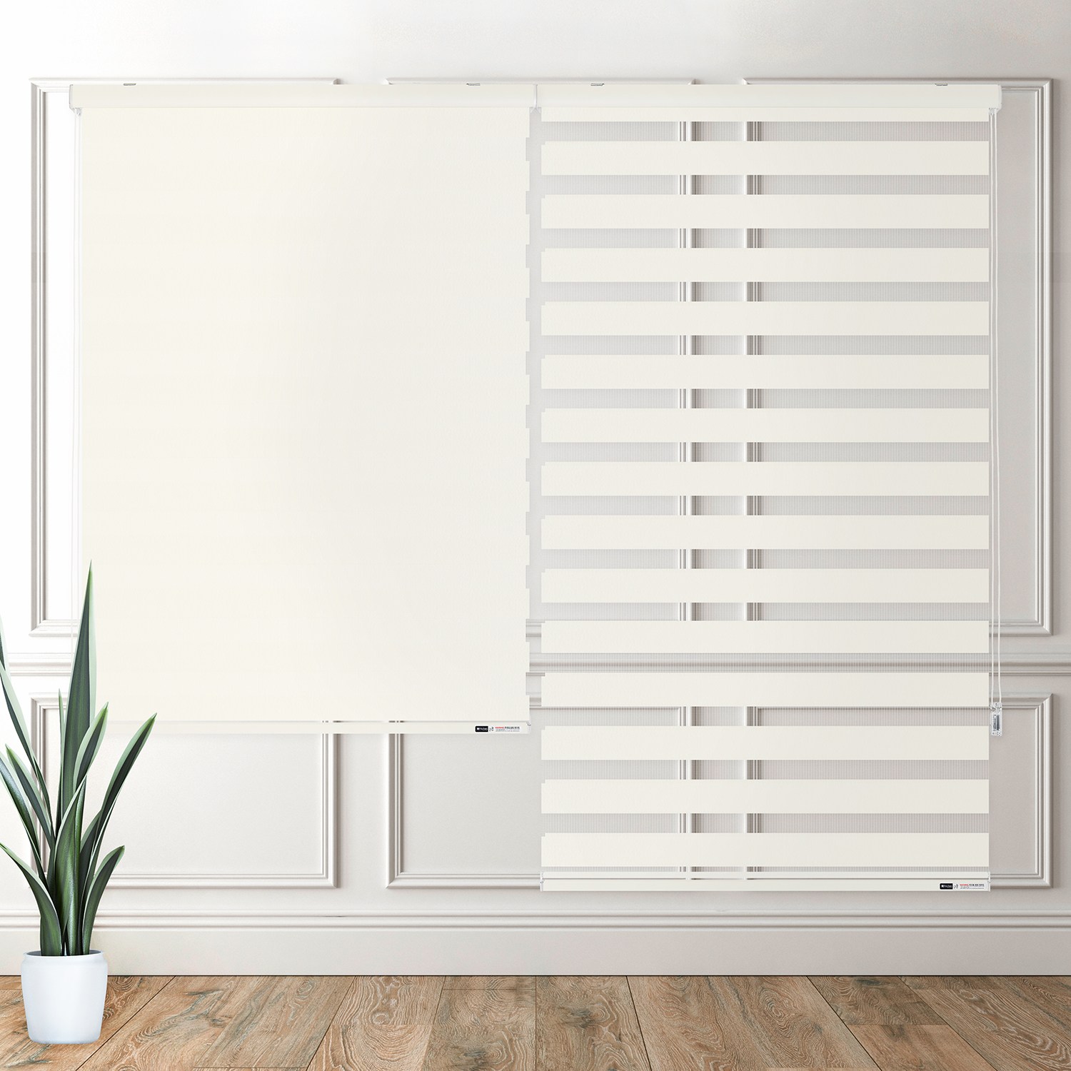 누베스 1+1 규격 에블린쉐이드 콤비블라인드 거실 베란다 창문 50,000원