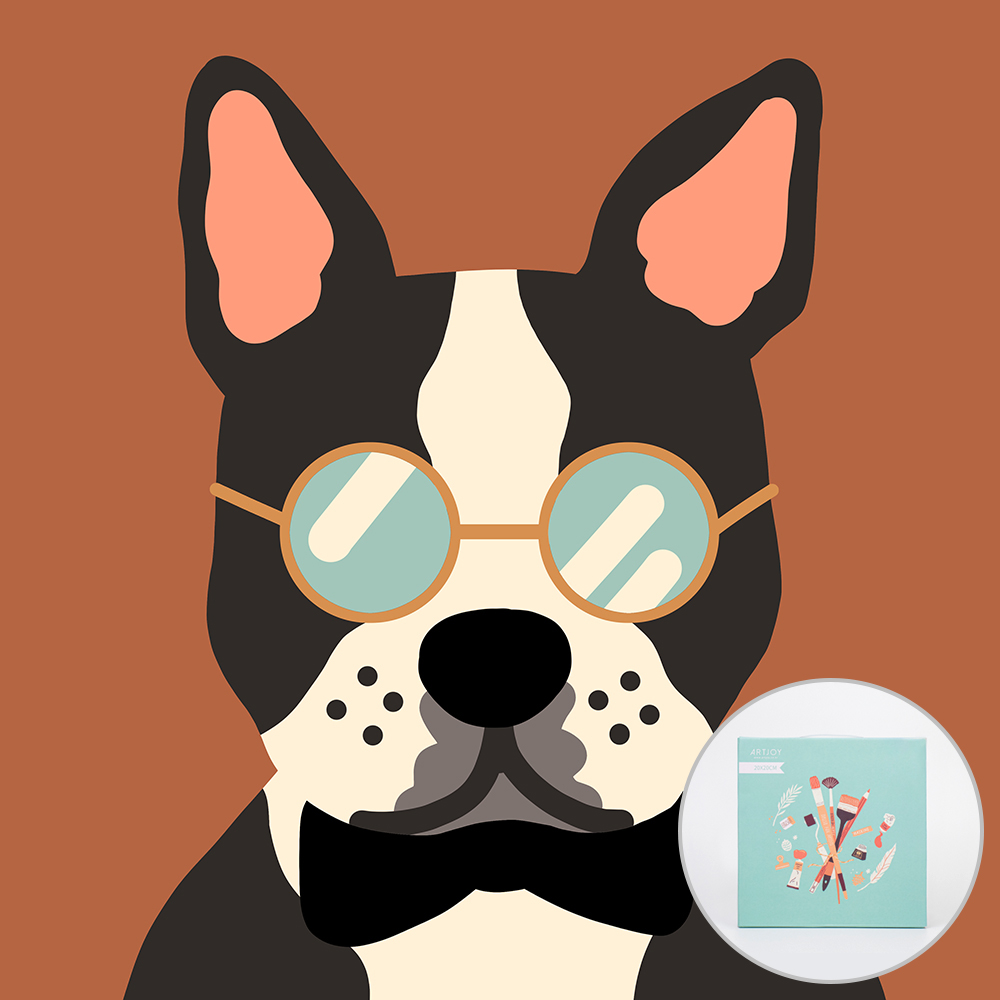 아트조이 DIY 명화그리기 보스턴테리어 20x20cm 6,900원