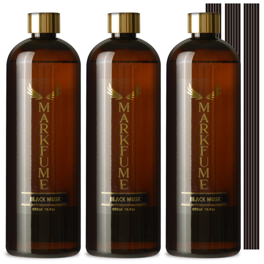 마크퓸 골드에디션 디퓨저 리필액 500ml 3개 + 리드스틱 18개입, 코코바닐라, 500ml, 3개 19,800원