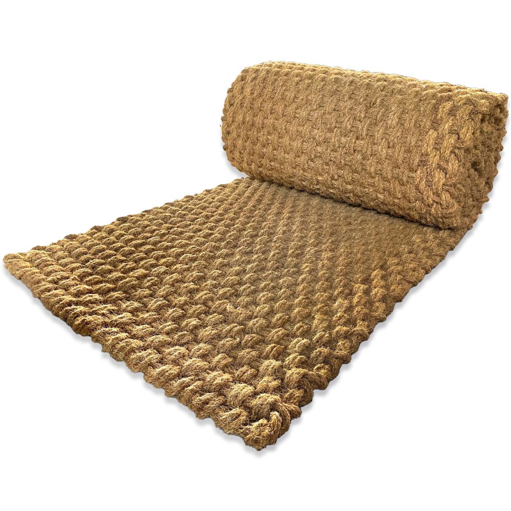 네이처 야자매트 고급형 두께 35mm 폭 0.6m 0.8m 1m 1.2m 1.5m 2m x 길이 5m 10m 1롤, 황토색, 1개 134,000원