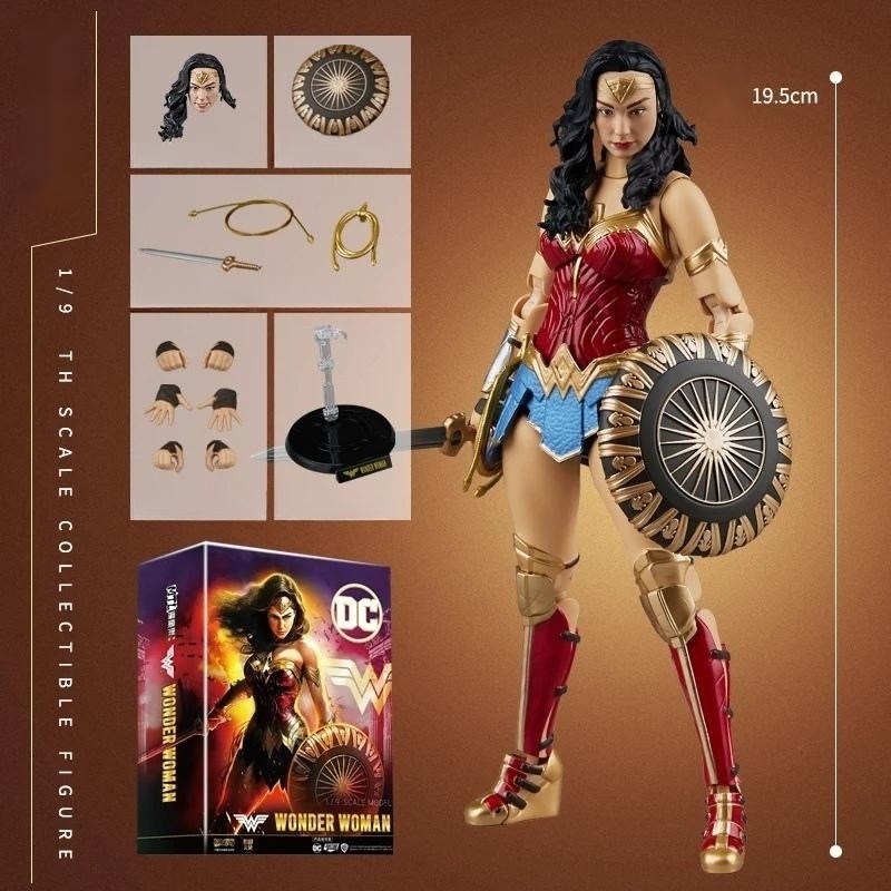 저스티스리그 배트맨 피규어 슈퍼맨 원더우먼 아쿠아맨 애니메이션 피규어, 1개 50,600원