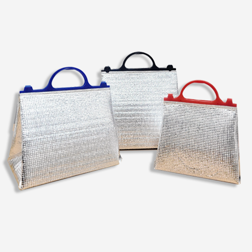 다용도 은박보온보냉가방 (대/중/소) 낱개 / 10개 쿨링백 피크닉 다용도 손잡이 정육가방, 묶음(10개) 10,500원