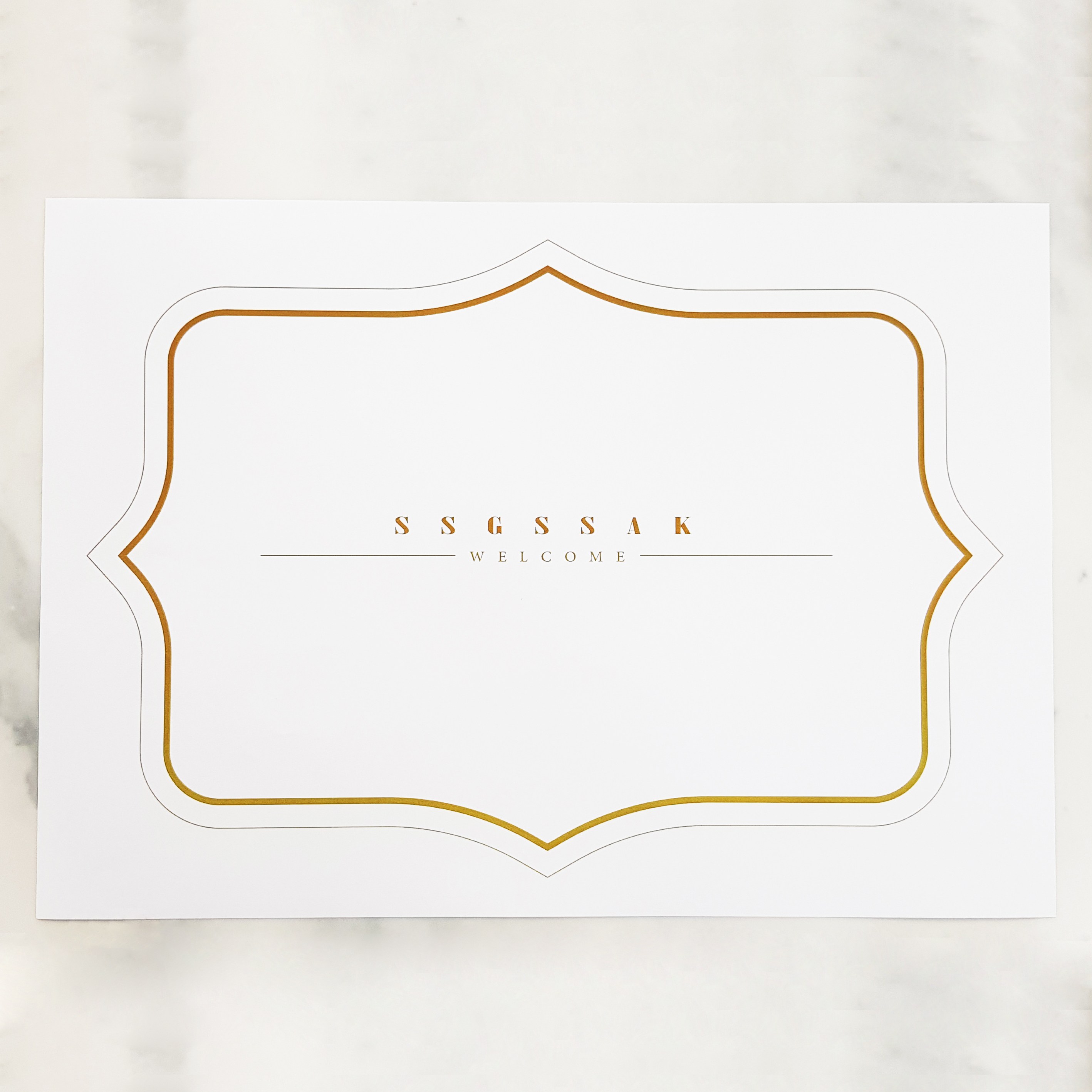 일회용 테이블 식탁 골드 종이 매트 깔개, 골드매트 15,230원