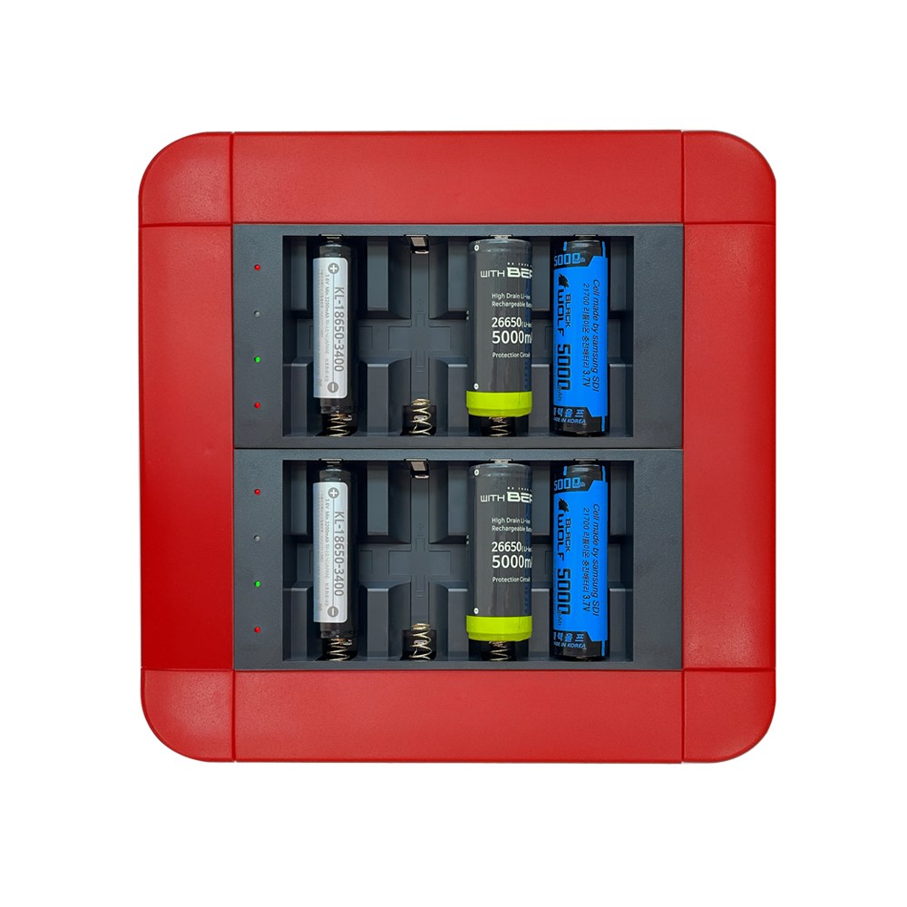 깜냥 LI-8N 급속충전기 26650/18650 배터리 8알 동시 급속충전 국내생산, 단일상품 89,000원