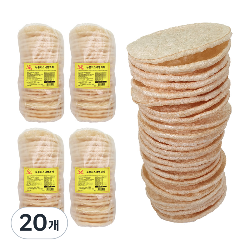 스위트영 누룽지 뻥튀기, 170g, 20개 57,600원