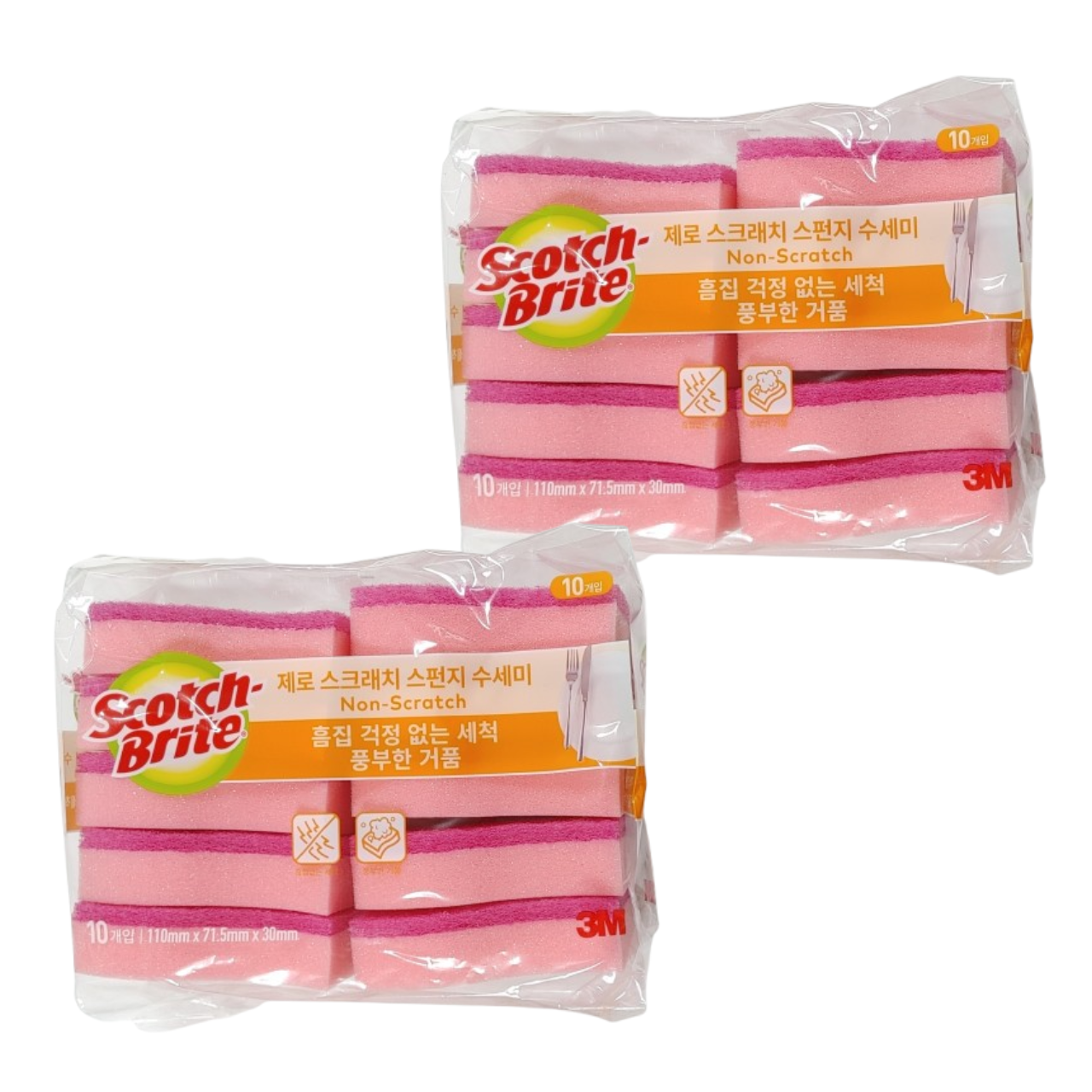 스카치브라이트 제로 스크래치 스펀지 수세미 19,290원