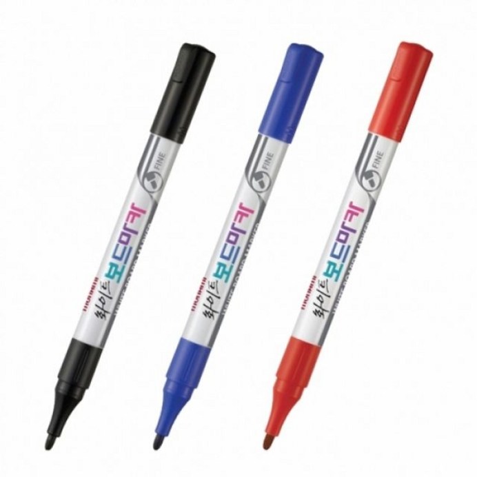 모나미 세필 화이트 보드마카 FINE 가는펜 8,500원