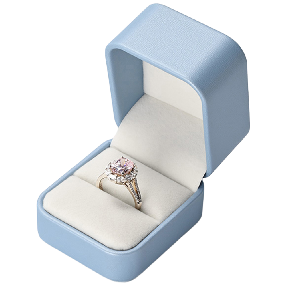 FANXI 보석 상자 보석 정리함 반지 귀걸이 목걸이 펜던트 팔찌 보관함 포장 상자 선물 케이스 결혼식용, 벨벳/PU 가죽 둥근 모서리 보석 보관함 하얀색 6,570원