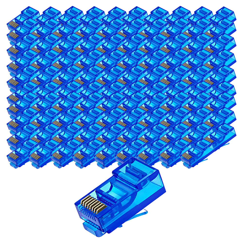 랜스타 CAT5E UTP 모듈러 컨넥터 RJ45 LSN-CAT5E-UTP50BL, 파랑, 100개, 22.7mm 7,730원