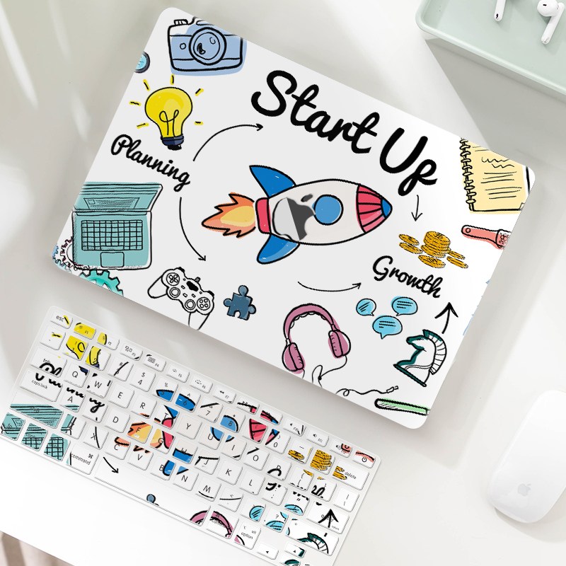 맥북 케이스 귀여운 캐릭터 로켓 투명 하드 클리어 컬러커버 호환 맥북 에어 프로 Macbook pro/air M1 M2 13인치 16인치 MB-0596 29,800원