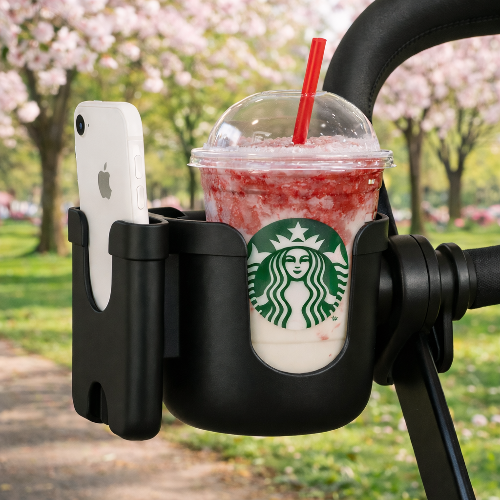 리치라라 흔들림 없는 유모차 컵홀더, 1개, 블랙 10,000원