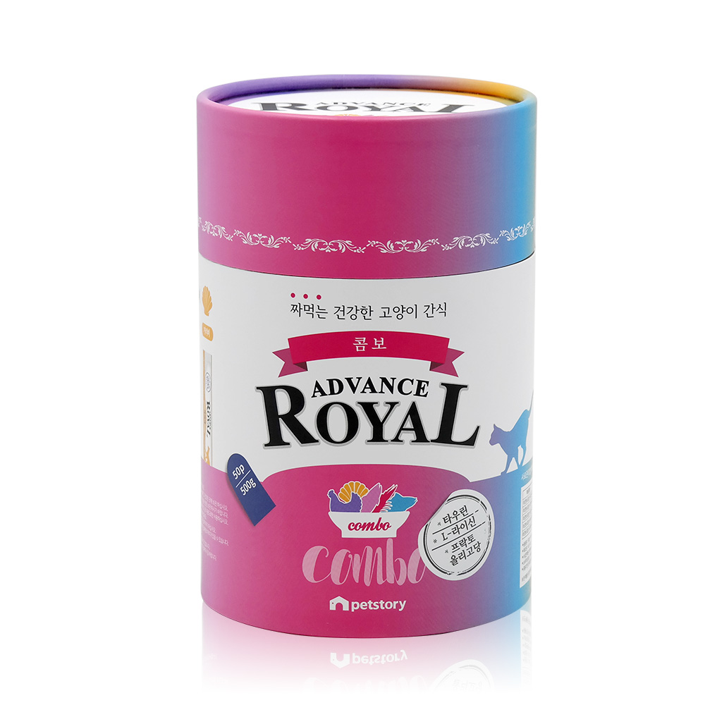 로얄 어드밴스 스틱, 짜먹는 고양이간식, 50개, 10g, 콤보 10,900원