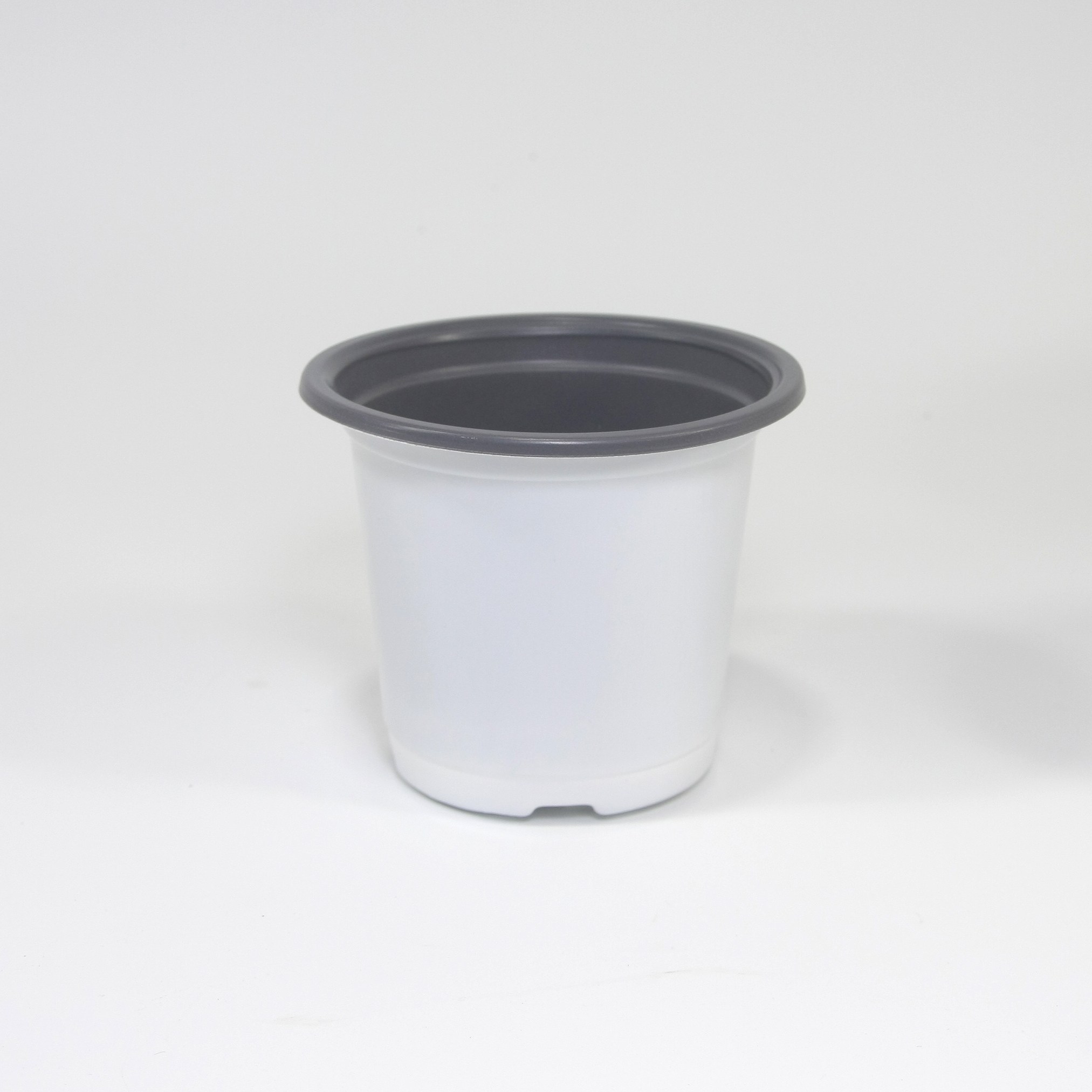 플라스틱 연질 분갈이 모종 이색포트 소형화분, 흰색, 1개 70원