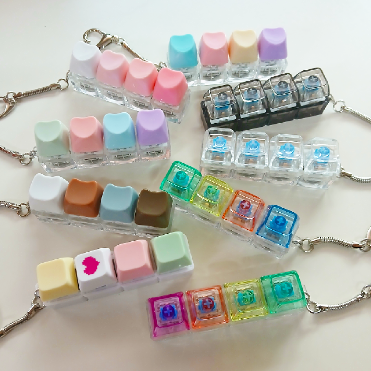 키보드 키캡 키링 열쇠고리 딸각 미니 스위치 테스터 6,700원