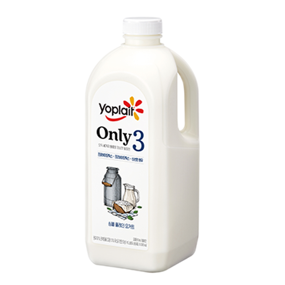 빙그레 요플레 only3 플레인 대용량 요거트 1.8L 1개 9,800원
