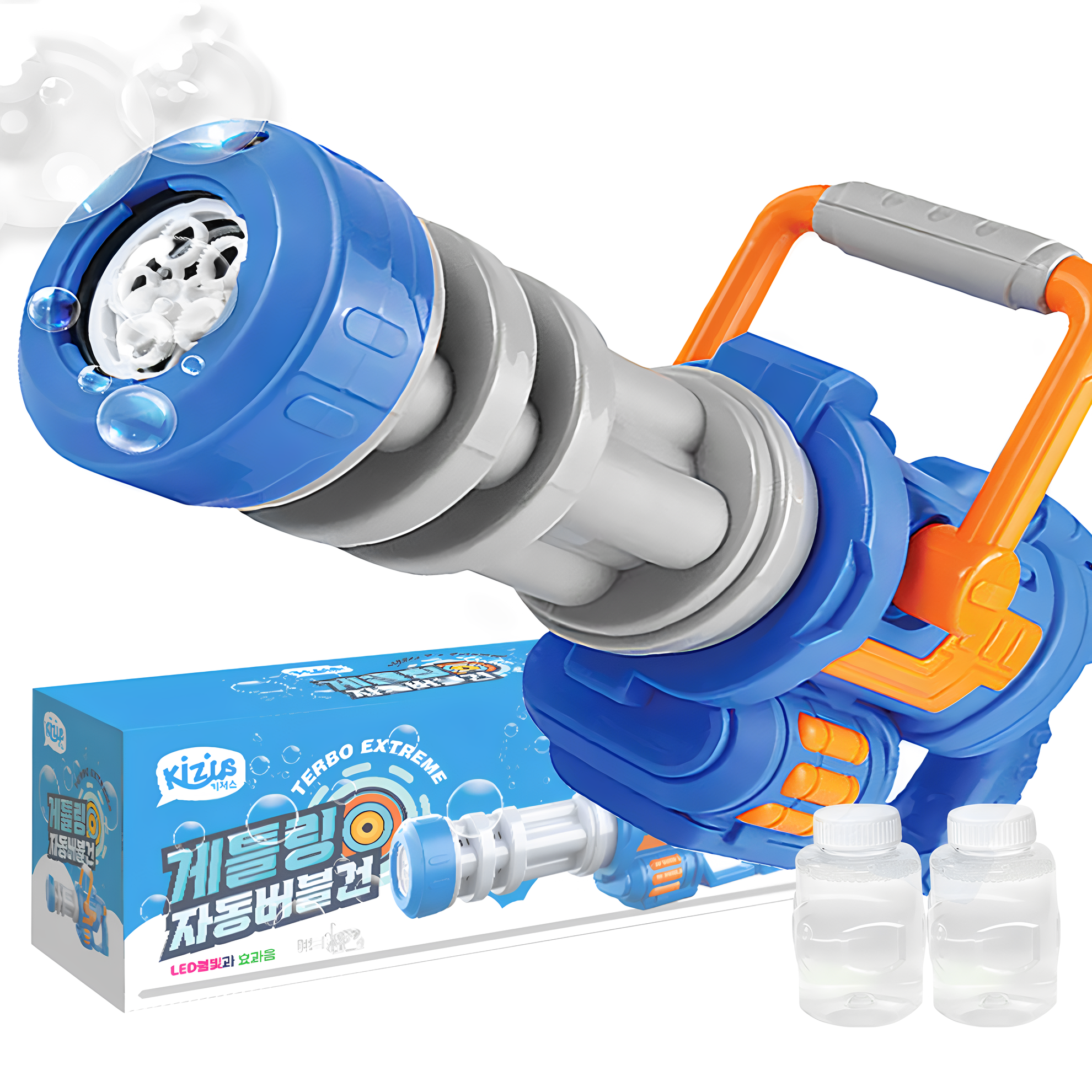 키저스 게틀링 터보 자동 버블건, 혼합색상, 1세트 16,900원