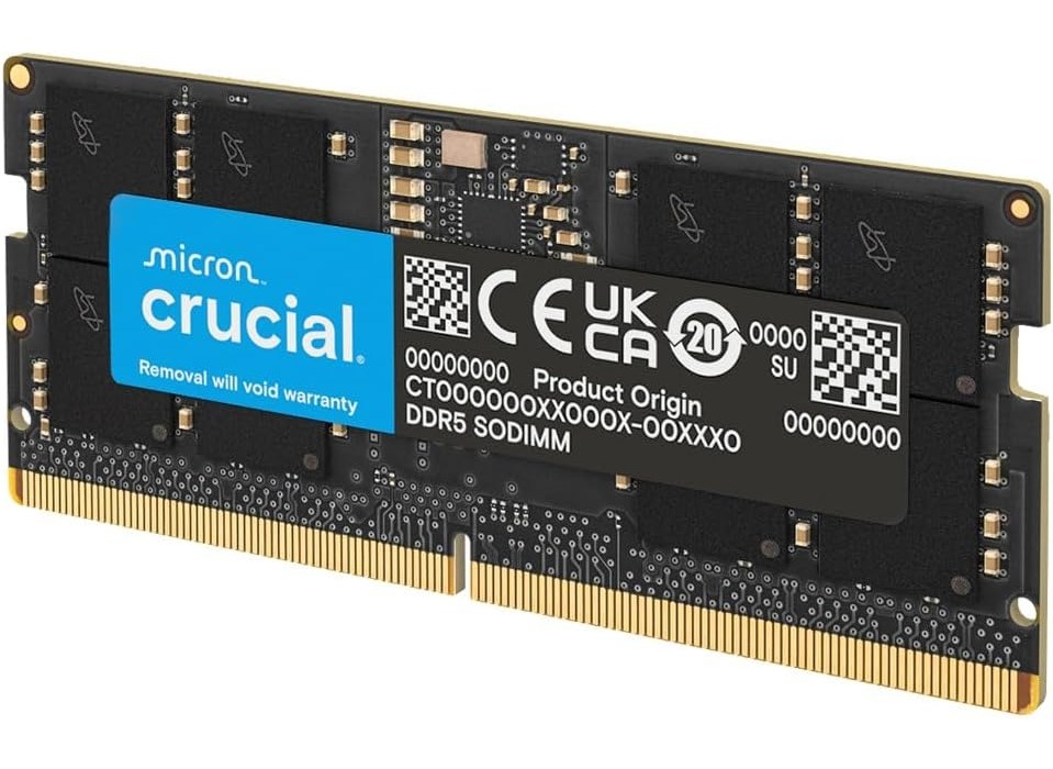 마이크론 크루셜 Crucial 노트북 DDR5 32GB 램 5600MHz SODIMM 262핀 관부가세포함 699,000원