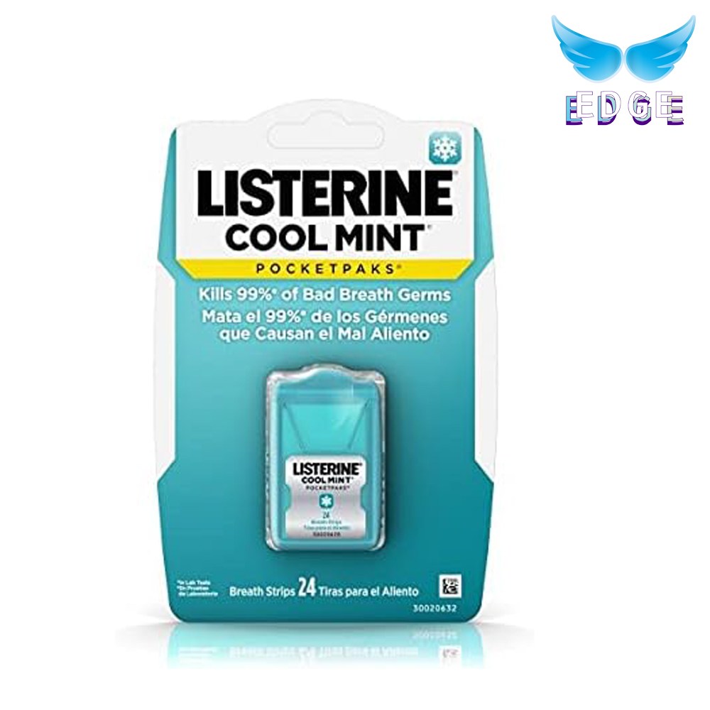 [엣지] 리스테린 쿨민트 후레쉬 버스트 포켓팩 휴대용 필름 브레스 스트립 구강청결제 입냄새 구취 제거제+리뷰 사은품 증정 7,800원
