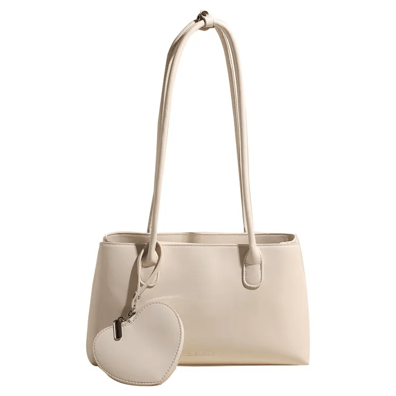 Trivon 트리본 여성가방 글로시 하트 핸드백, 직장인 데일리 출근 숄더백 33,000원